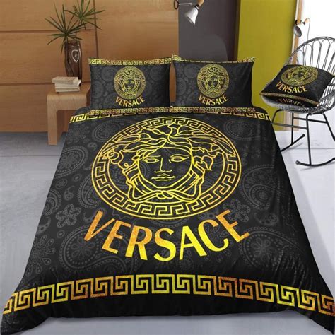 bed sheet versace|versace look a like bedding.